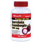 Garcinia Cambogia 500 mg, 60 Tablets, Mason Natural