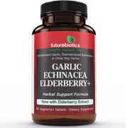 Garlic Echinacea Elderberry+, 60 Vegetarian Tablets, Futurebiotics