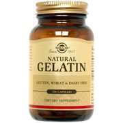 Natural Gelatin with Calcium, 100 Capsules, Solgar