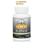 Original GHR Platinum, 40 Capsules x 12 Bottles (12 Month Supply)