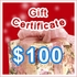 Gift Certificate $100 @ VitaSprings.com