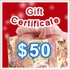 Gift Certificate $50 @ VitaSprings.com