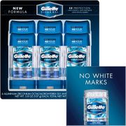 Gillette Endurance Men's Clear Gel Antiperspirant Deodorant, 3.8 oz x 6 ct
