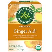 Organic Ginger Aid Tea, 16 Tea Bags, Traditional Medicinals Teas
