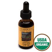 Ginger Root Extract Liquid 1 oz Organic, StarWest Botanicals