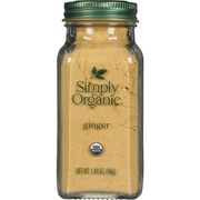 Ginger Root, Ground, 1.64 oz, Simply Organic