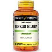 Ginkgo Biloba, 60 Capsules, Mason Natural