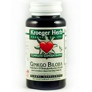 Ginkgo Biloba Complete Concentrate, 90 Vegetarian Capsules, Kroeger Herb