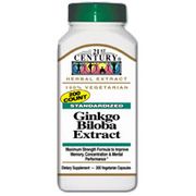 Ginkgo Biloba Extract 200 Vegetarian Capsules, 21st Century Health Care