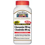 Glucosamine & Chondroitin Double Strength 150 Capsules, 21st Century Health Care