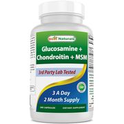 Glucosamine Chondroitin MSM, 180 Capsules, Best Naturals