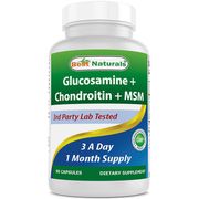 Glucosamine Chondroitin MSM, 90 Capsules, Best Naturals