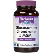 Glucosamine Chondroitin Plus MSM, 120 Vegetable Capsules, Bluebonnet Nutrition