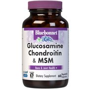 Glucosamine Chondroitin Plus MSM, 60 Vegetable Capsules, Bluebonnet Nutrition