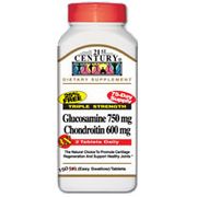 Glucosamine & Chondroitin Triple Strength 150 Tablets, 21st Century Health Care