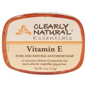 Glycerine Bar Soap - Vitamin-E, 4 oz, Clearly Natural Soaps