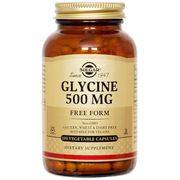 Glycine 500 mg, 100 Vegetable Capsules, Solgar