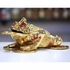 Good Fortune Toad Gilt Jewelry Gift Box with Fine Crystals