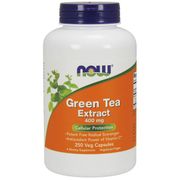 Green Tea Extract 400 mg, Value Size, 250 Vegetarian Capsules, NOW Foods