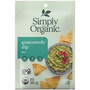 Guacamole Dip Mix, 0.8 oz, Simply Organic