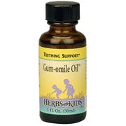 Gum-Omile Oil, Teething Support, Alcohol-Free 1 oz from Herbs For Kids