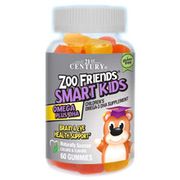 Zoo Friends Smart Kids Omega-3 + DHA, 60 Gummies, 21st Century HealthCare