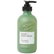 Hand + Body Wash with Lemongrass + Kiwi Water, 8.4 oz, UpCircle Beauty