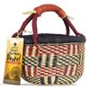 Handwoven African Mini Market Basket