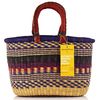 Handwoven Authentic African Oval Basket 17 x 11 x 8