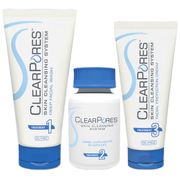 ClearPores Facial System Kit (Healthy Pores Acne Recovery), 3-pc, Leading Edge Health