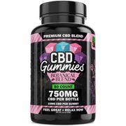 Hemp Bombs Botanical Blend CBD Gummies, 50 Count