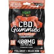 Hemp Bombs CBD Gummies with Boswellia, 20 Count