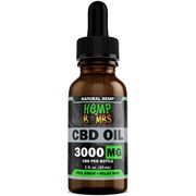 Hemp Bombs CBD Oil 3000 mg, 1 oz