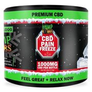 Hemp Bombs CBD Pain Freeze Gel, High Potency, Pain Relief Rub, 4 oz