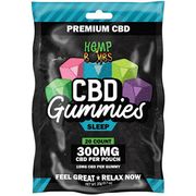 Hemp Bombs CBD Sleep Gummies, with Melatonin, 20 Count