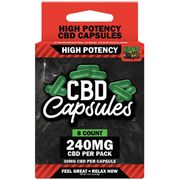 Hemp Bombs High Potency CBD Capsules, 8 Count