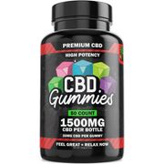 Hemp Bombs High Potency CBD Gummies, 30 mg CBD Per Gummy, 50 Count