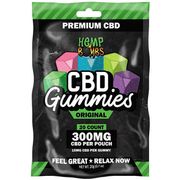 Hemp Bombs Original CBD Gummies, 15 mg CBD Per Gummy, 20 Count