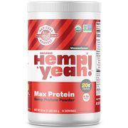 Hemp Yeah! Max Protein Powder, Organic, Unsweetened, 16 oz, Manitoba Harvest Hemp Foods