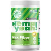 Hemp Yeah! Max Fiber Hemp Protein Powder, Organic, Unsweetened, 16 oz, Manitoba Harvest Hemp Foods