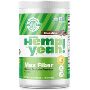 Hemp Yeah! Max Fiber Hemp Protein Powder, Organic, Chocolate, 16 oz, Manitoba Harvest Hemp Foods