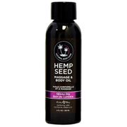 Hemp Seed Massage & Body Oil, Skinny Dip, 2 oz, Earthly Body
