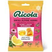 Herb Cough & Throat Drops, Honey Lemon with Echinacea, 19 Drops, Ricola