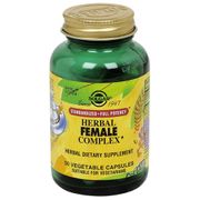 Herbal Female Complex - Standardized Full Potency, 50 Vegetable Capsules, Solgar