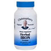 Herbal Iron Capsule, 100 Vegicaps, Christopher's Original Formulas