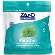 Menthol Lozenges, 18 Lozenges, Zand