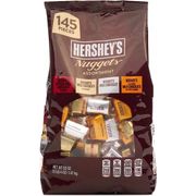 Hershey's Nuggets Assortment Party Bag, Holiday Chocolate Candy Gift, 52 oz (145 Pieces)