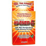Hi-Ener-G 500 mg, 20 Caplets, Windmill Health Products