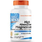 High Absorption Magnesium, Lysinate Glycinate 100% Chelated, 120 Veggie Caps, Doctor's Best