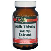 High Potency Milk Thistle 250 mg, 60 Capsules, LifeTime